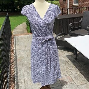 Ann Taylor Loft Black and White Dress